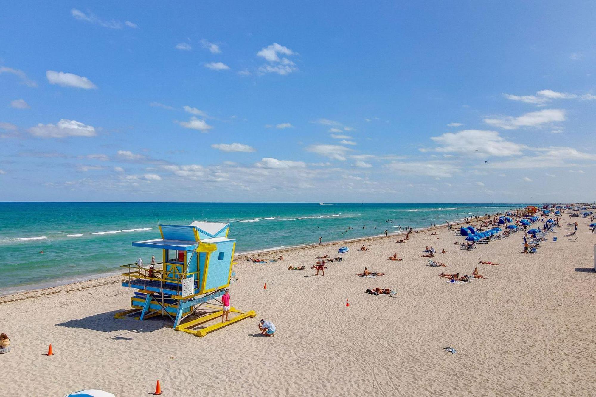 Beachy 1 B/R, W/2 Queen Beds, On Ocean Drive Beach Miami Beach Luaran gambar