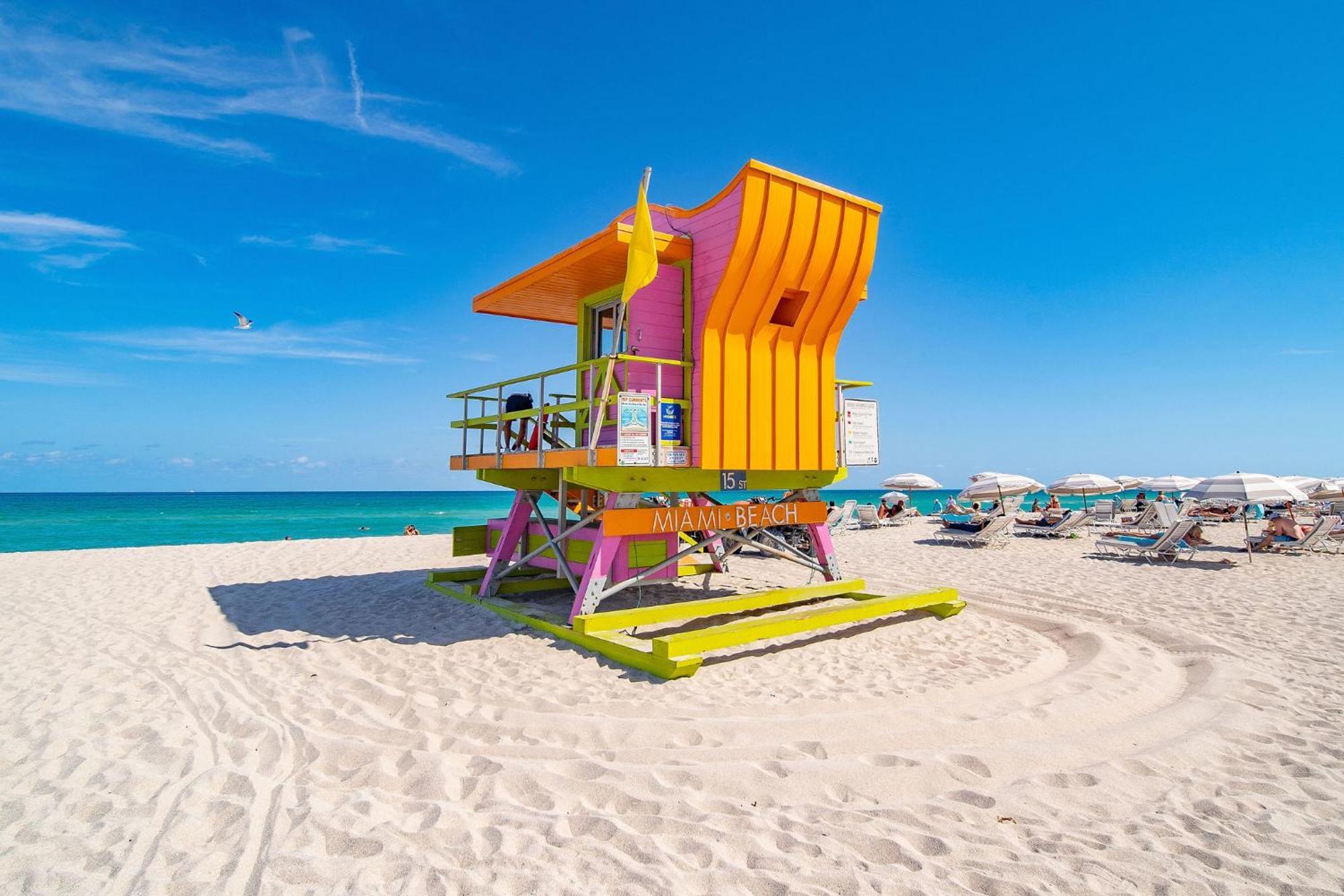 Beachy 1 B/R, W/2 Queen Beds, On Ocean Drive Beach Miami Beach Luaran gambar